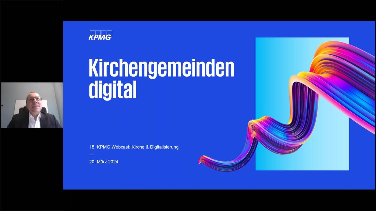 Vorschaubild für 15. KPMG Webcast Kirche: Kirchengemeinden digital