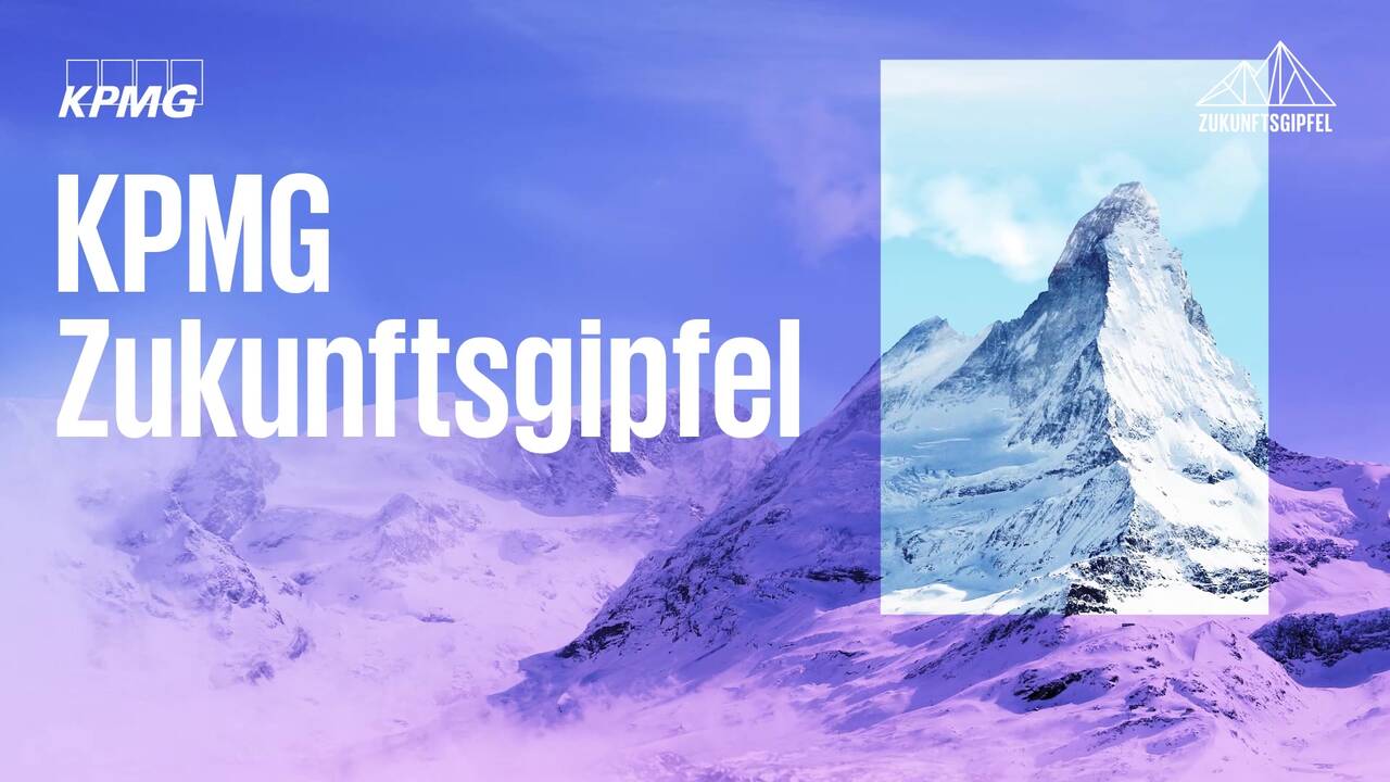 Vorschaubild für KPMG Zukunftsgipfel - Die Highlights der virtuellen Bergexpedition