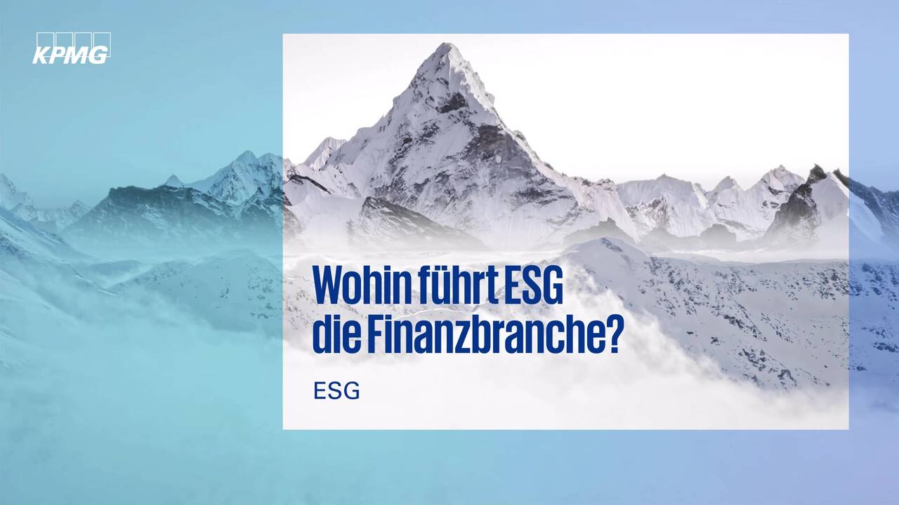 Vorschaubild für Wohin führt ESG die Finanzbranche?