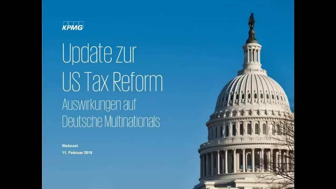 Vorschaubild für Web-Kurs: Update US-Steuerreform
