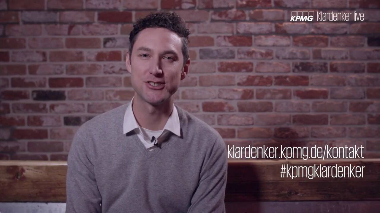 Vorschaubild für KPMG - Klardenker live | Industrie 4.0 | Trailer