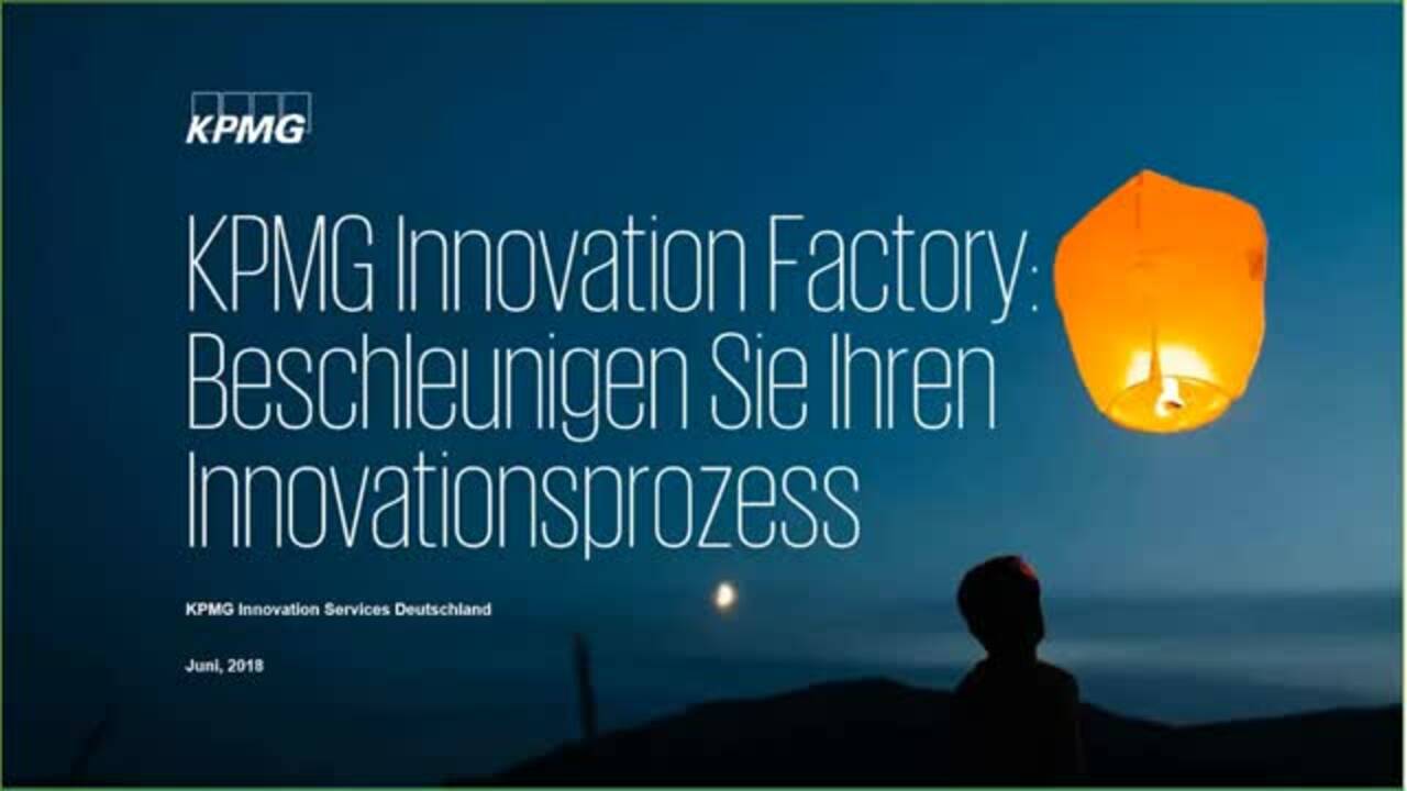 Vorschaubild für Web-Kurs: KPMG Innovation Factory: Beschleunigen Sie Ihren Innovationsprozess