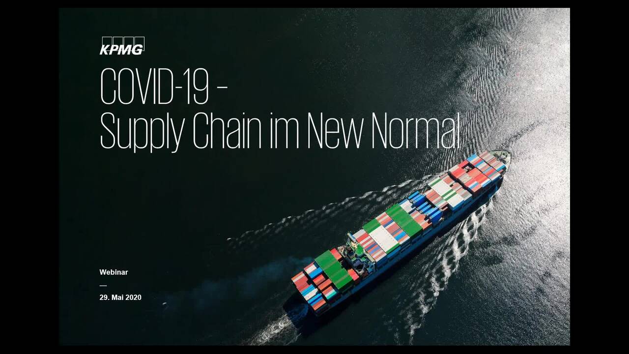 Vorschaubild für Web-Kurs: COVID-19 | Supply Chain im New Normal