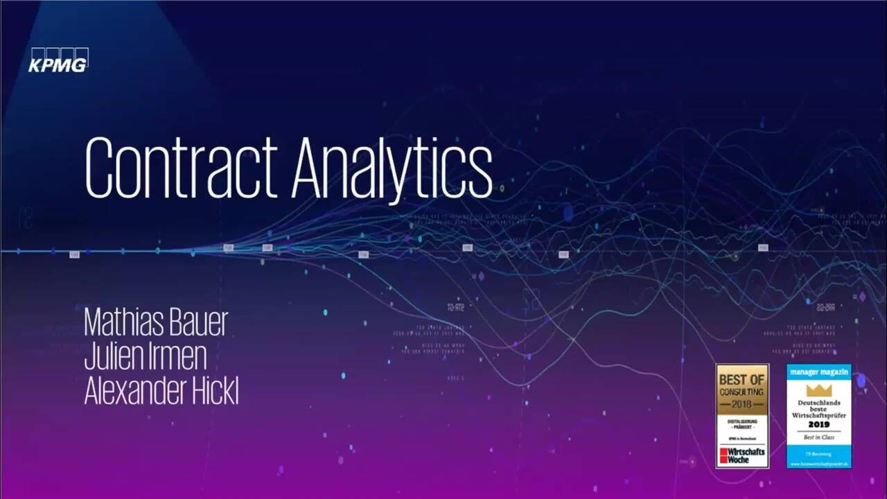 Vorschaubild für Web-Kurs: Contract Analytics – Intelligentes Vertragsmanagement der Zukunft