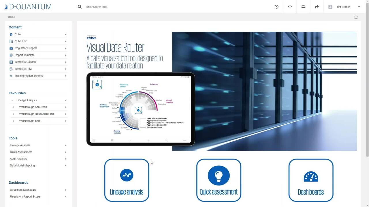 Vorschaubild für KPMG Visual Data Router