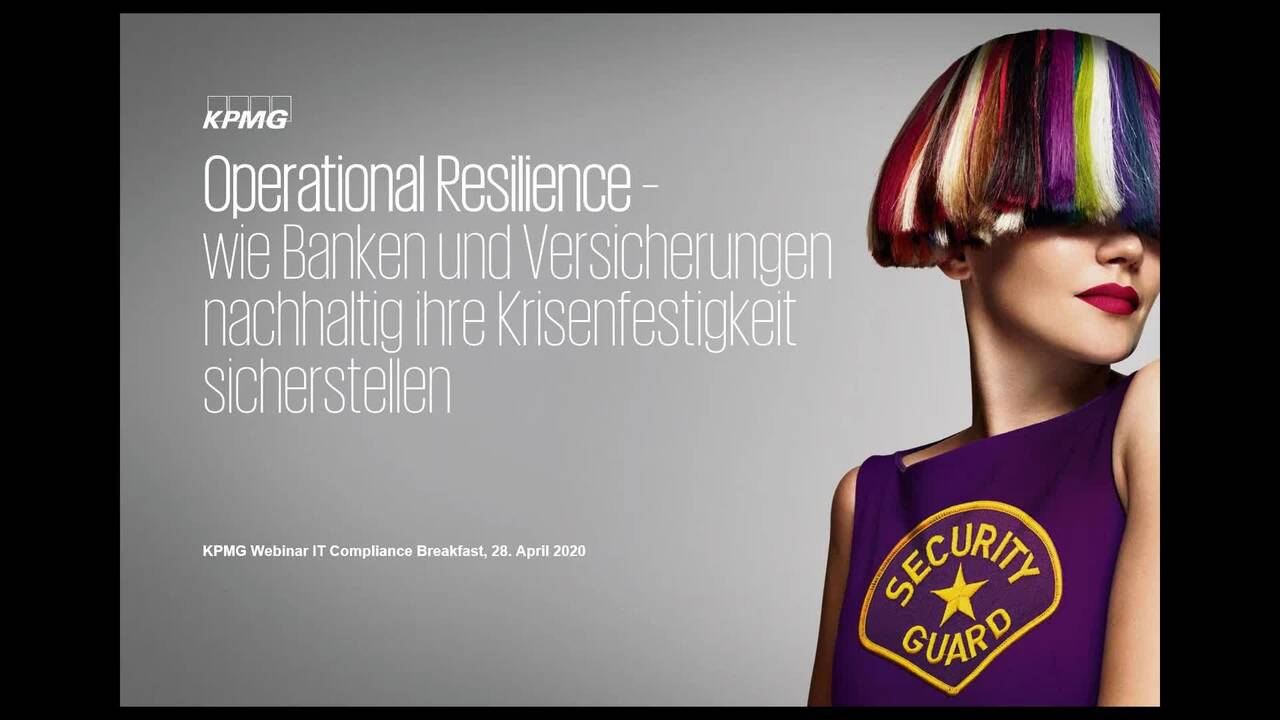 Vorschaubild für Web-Kurs zu Operational Resilience: Wie Banken und Versicherungen nachhaltig Ihre Krisenfestigkeit sicherstellen
