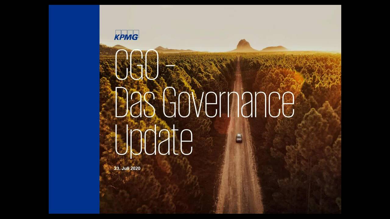 Vorschaubild für CGO – Das Governance Update – Business Continuity Management – Was wir aus COVID-19 lernen und worauf es jetzt ankommt