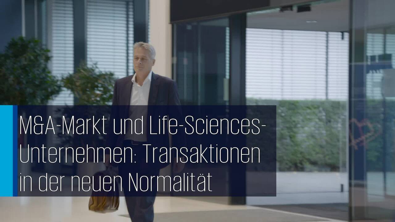 Vorschaubild für M&A-Markt und Life-Sciences-Unternehmen: Transaktionen in der neuen Normalität