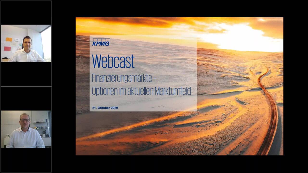 Vorschaubild für Webcast Live: Finanzierungmärkte - Optionen im aktuellen Marktumfeld