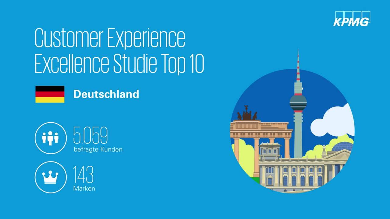 Vorschaubild für Die Spitzenreiter der Customer Experience Excellence in Deutschland