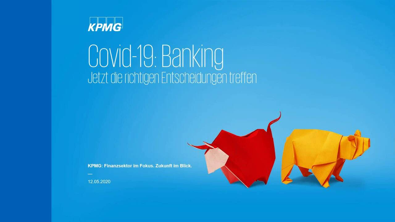 Vorschaubild für Covid-19 I Banking - jetzt die richtigen Entscheidungen treffen