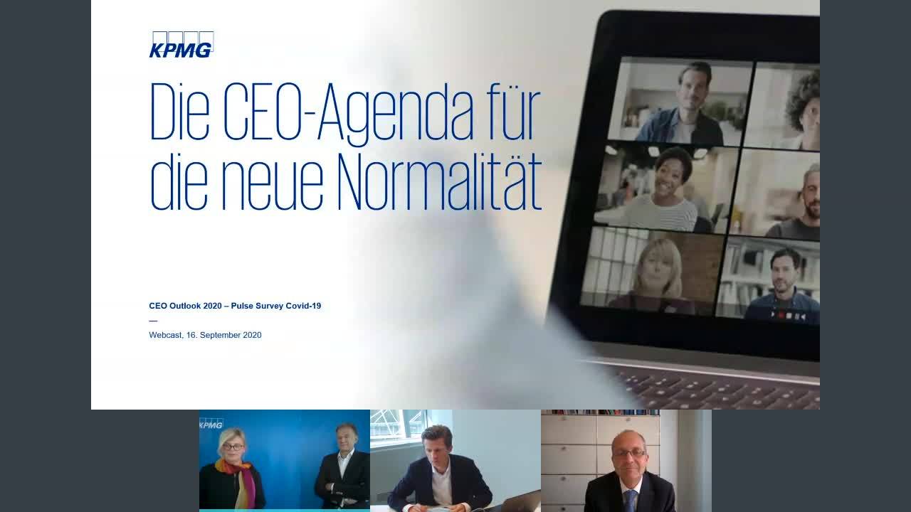 Vorschaubild für Webcast: CEO Outlook 2020 - Die Agenda für eine neue Normalität