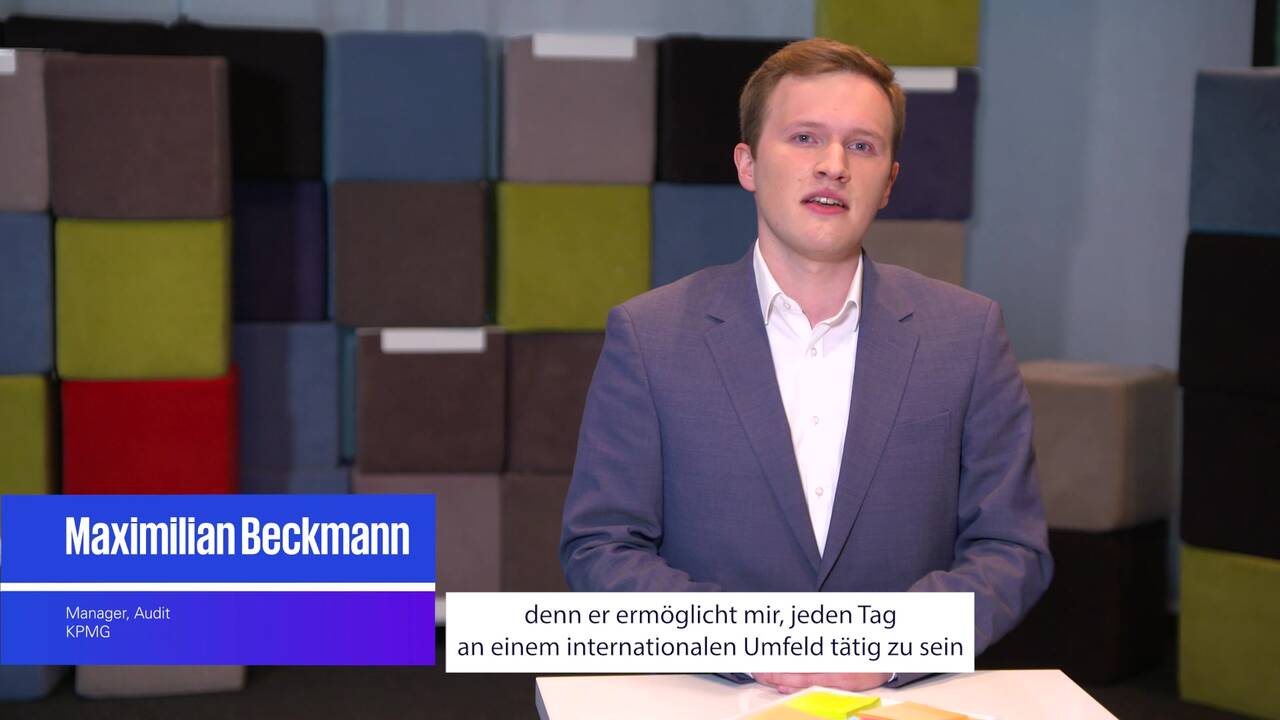 Vorschaubild für Maximilian Beckmann: Wirtschaftsprüfung ist international.