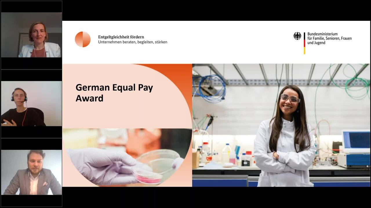 Vorschaubild für German Equal Pay Award 2021 für mehr Entgeltgleichheit zwischen Frauen und Männern