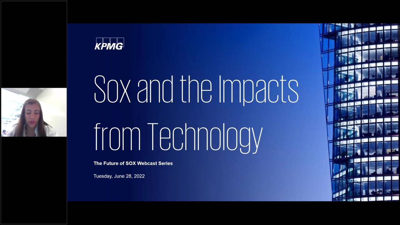Vorschaubild für The Future of SOX – SOX and the Impacts from Technology