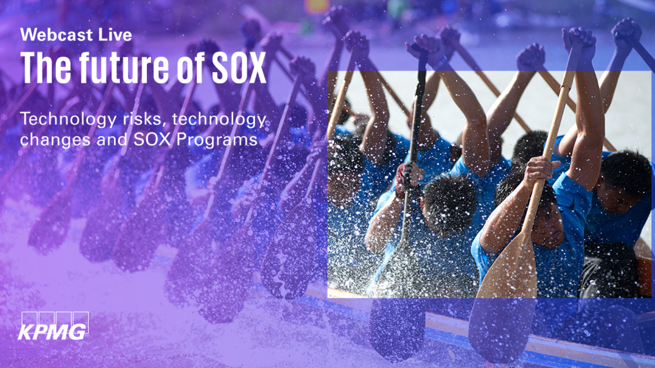 Vorschaubild für The Future of SOX: Technology risks, technology changes and SOX Programs
