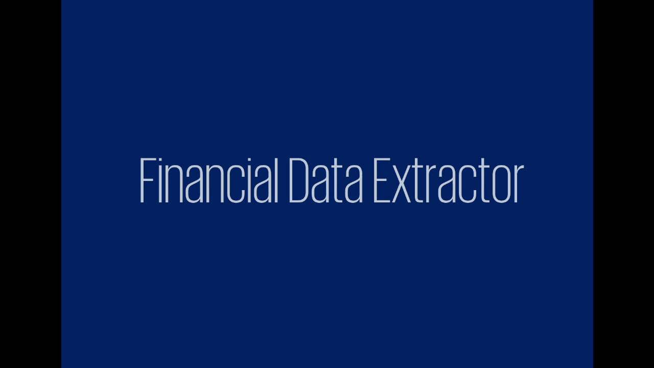 Vorschaubild für KPMG Financial Data Extractor - FinDEr
