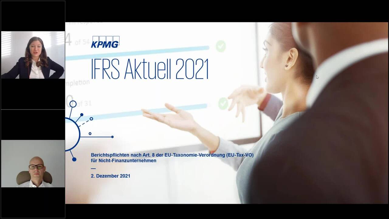 Vorschaubild für IFRS Aktuell – Berichtspflichten nach Art. 8 der EU-Taxonomie-Verordnung (EU-Tax-VO) für Nicht-Finanzunternehmen
