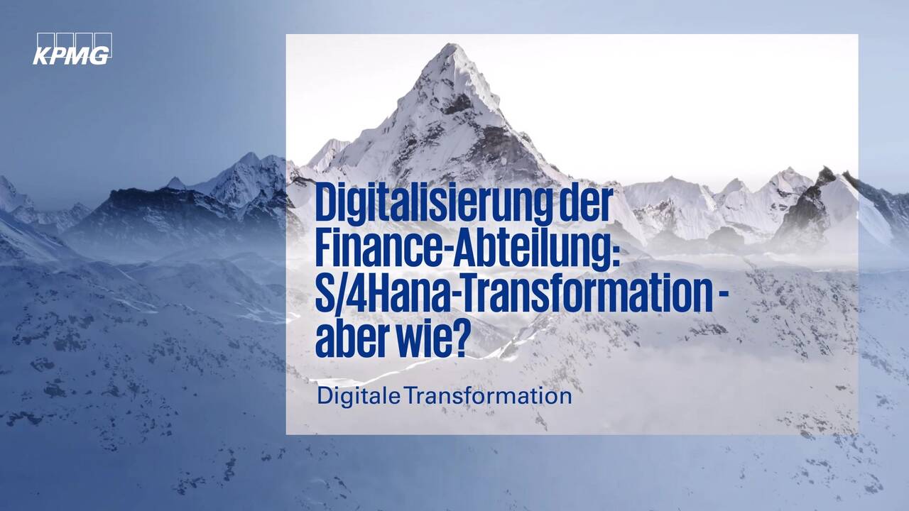 Vorschaubild für Digitalisierung der Finance-Abteilung: S/4HANA-Transformation – aber wie?