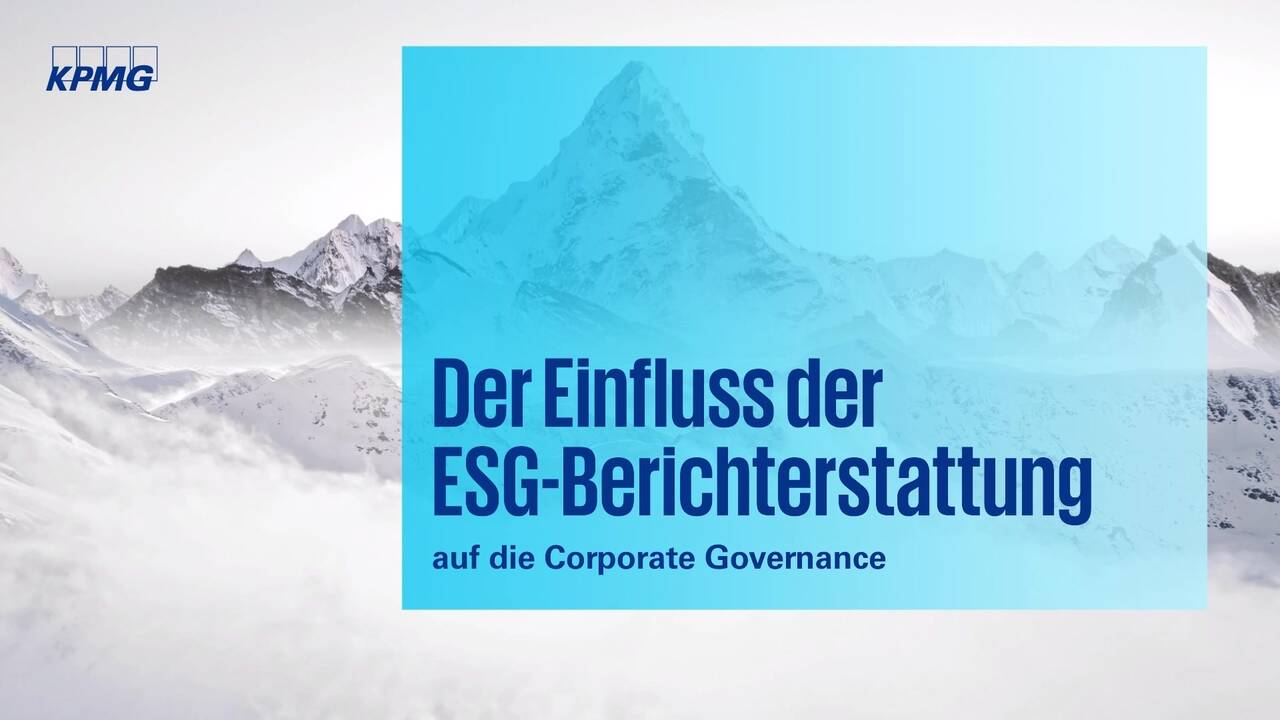 Vorschaubild für Der Einfluss der ESG-Berichterstattung auf die Corporate Governance