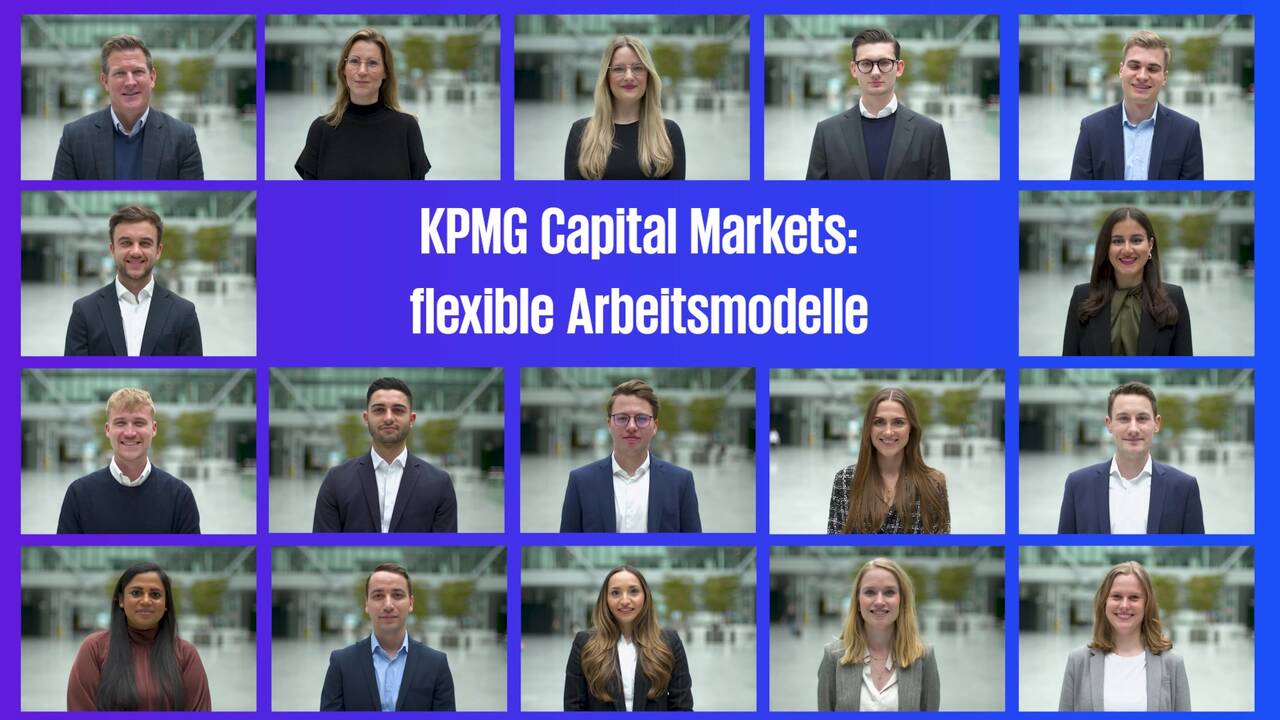 Vorschaubild für KPMG Capital Markets: flexible Arbeitsmodelle (UT)