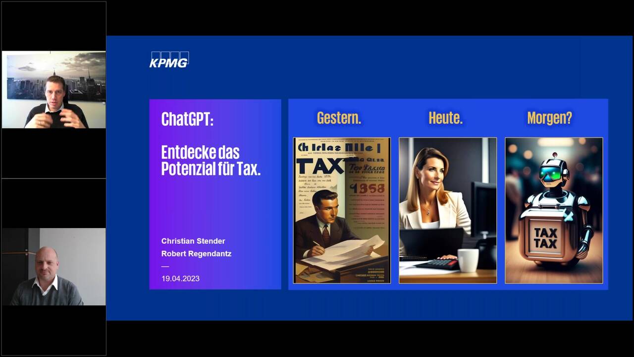 Vorschaubild für Tax Reimagined – ChatGPT: Entdecke das Potenzial für Tax