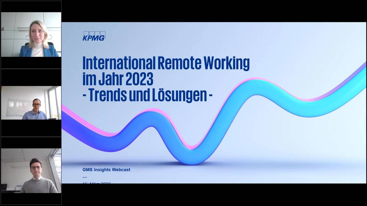 Vorschaubild für GMS Insights - International Remote Working im Jahr 2023 - Trends und Lösungen