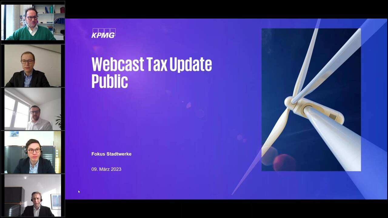 Vorschaubild für Tax Update Public – Fokus Stadtwerke und Energieversorgungsunternehmen