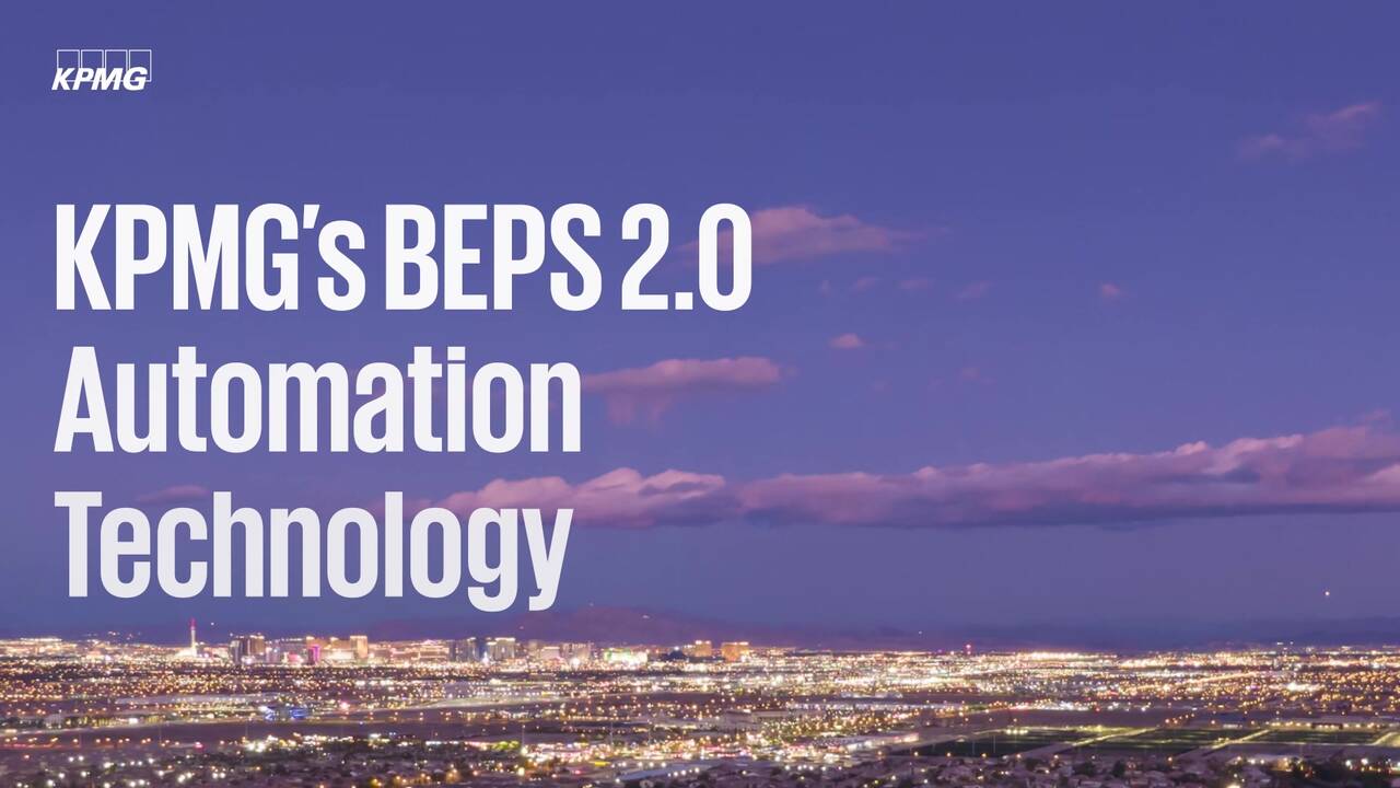 Vorschaubild für KPMG's BEPS 2.0 Automation Technology (KBAT)