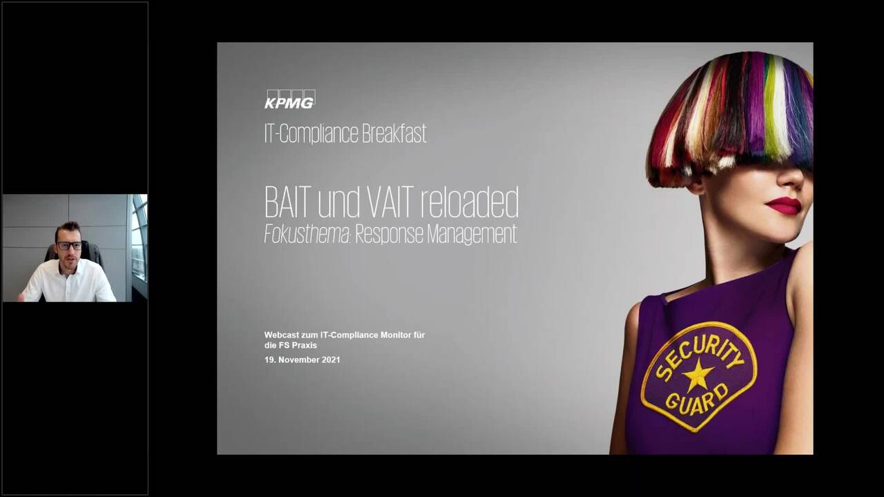 Vorschaubild für IT-Compliance Update – BAIT und VAIT reloaded: Lösungen für das Response Management