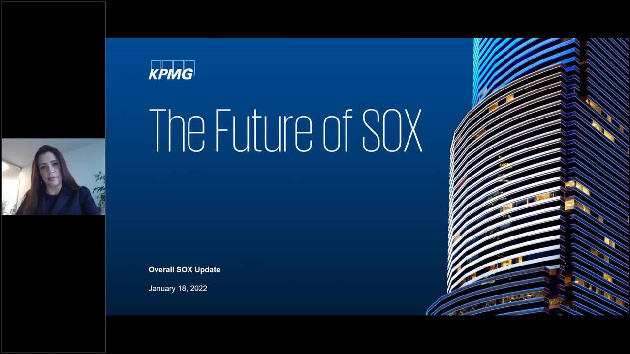 Vorschaubild für The Future of SOX – The Landscape Related to ICOFR Continues to Evolve