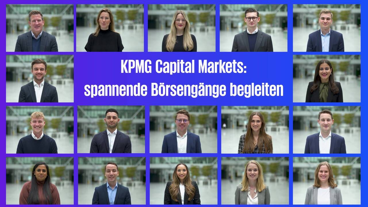 Vorschaubild für KPMG Capital Markets: spannende Börsengänge begleiten (UT)