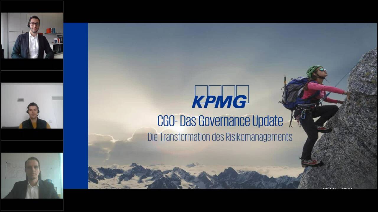 Vorschaubild für CGO – Das Governance Update – Die Transformation des Risikomanagements