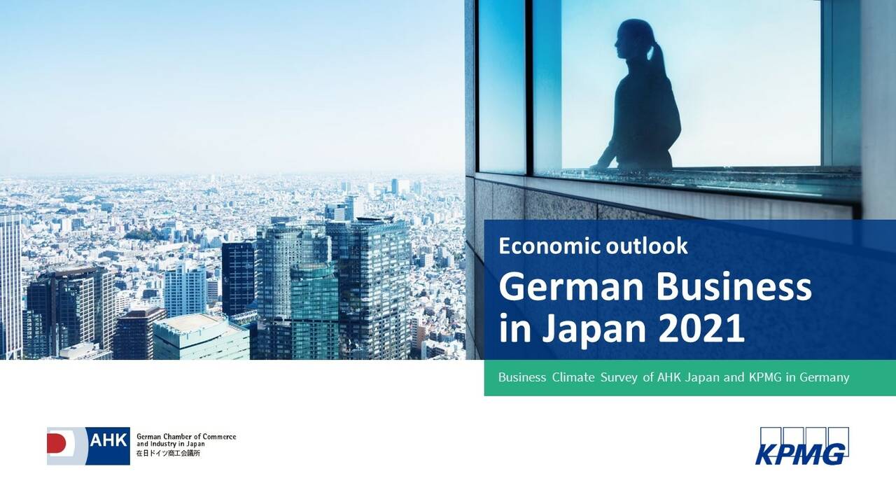 Vorschaubild für German Business in Japan 2021 - Business Climate Survey of AHK Japan and KPMG in Germany