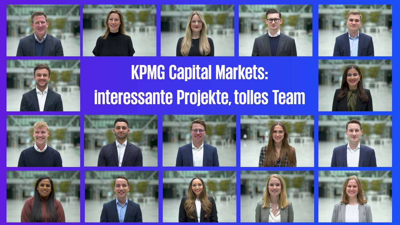 Vorschaubild für KPMG Capital Markets: interessante Projekte, tolles Team (UT)