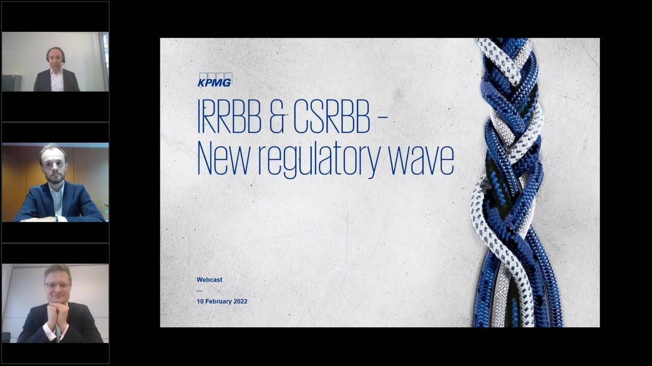 Vorschaubild für Webcast: IRRBB and CSRBB – new regulatory wave