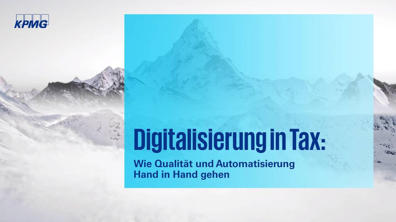 Vorschaubild für Digitalisierung in Tax: Wie Qualität und Automatisierung Hand in Hand gehen