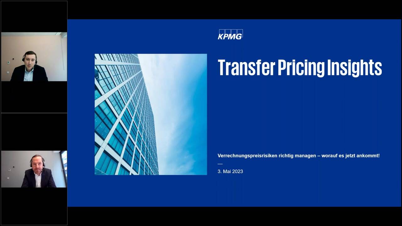 Vorschaubild für Transfer Pricing Insights – Verrechnungspreisrisiken richtig managen – worauf es jetzt ankommt