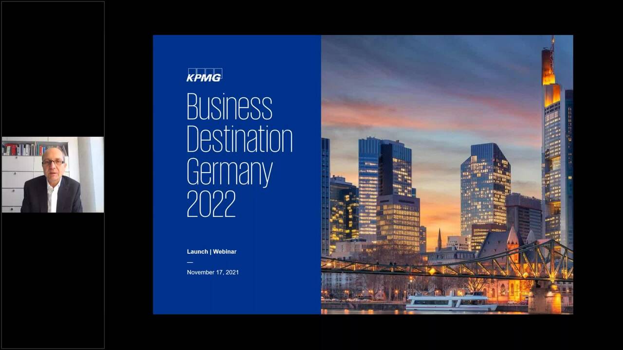 Vorschaubild für Webcast Live: Business Destination Germany 2022 vom 17. November 2021
