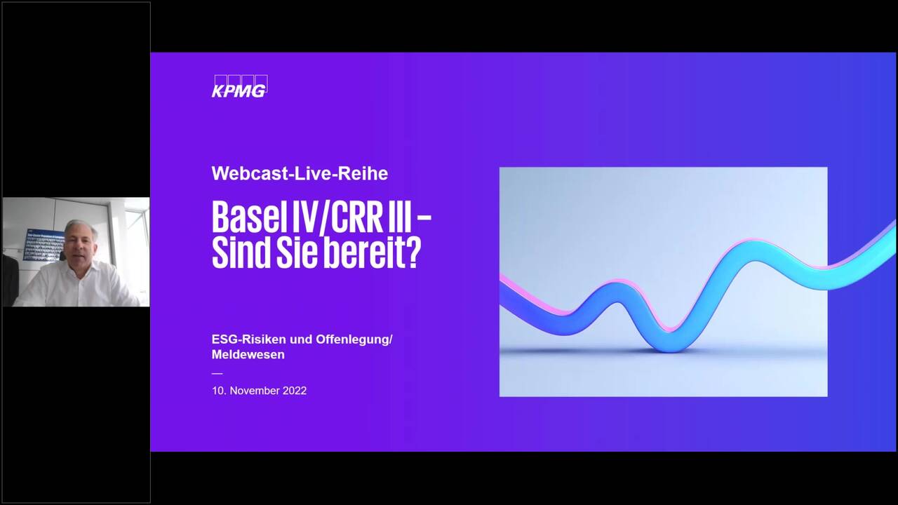 Vorschaubild für Basel IV-CRR III – Sind Sie bereit? – ESG-Risiken und Offenlegung-Meldewesen
