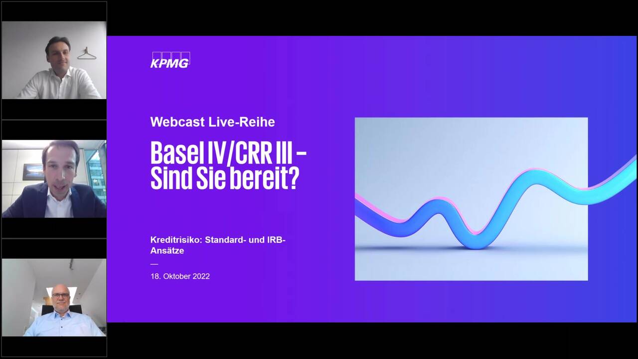Vorschaubild für Basel IV-CRR III – Sind Sie bereit? – Kreditrisiko: Standard- und IRB-Ansätze