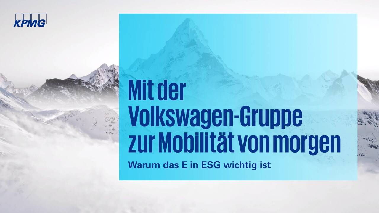 Vorschaubild für Mit der Volkswagen-Gruppe zur Mobilität von morgen