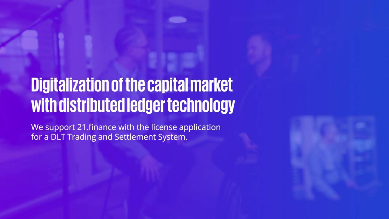 Vorschaubild für Digitalization of the capital market with distributed ledger technology