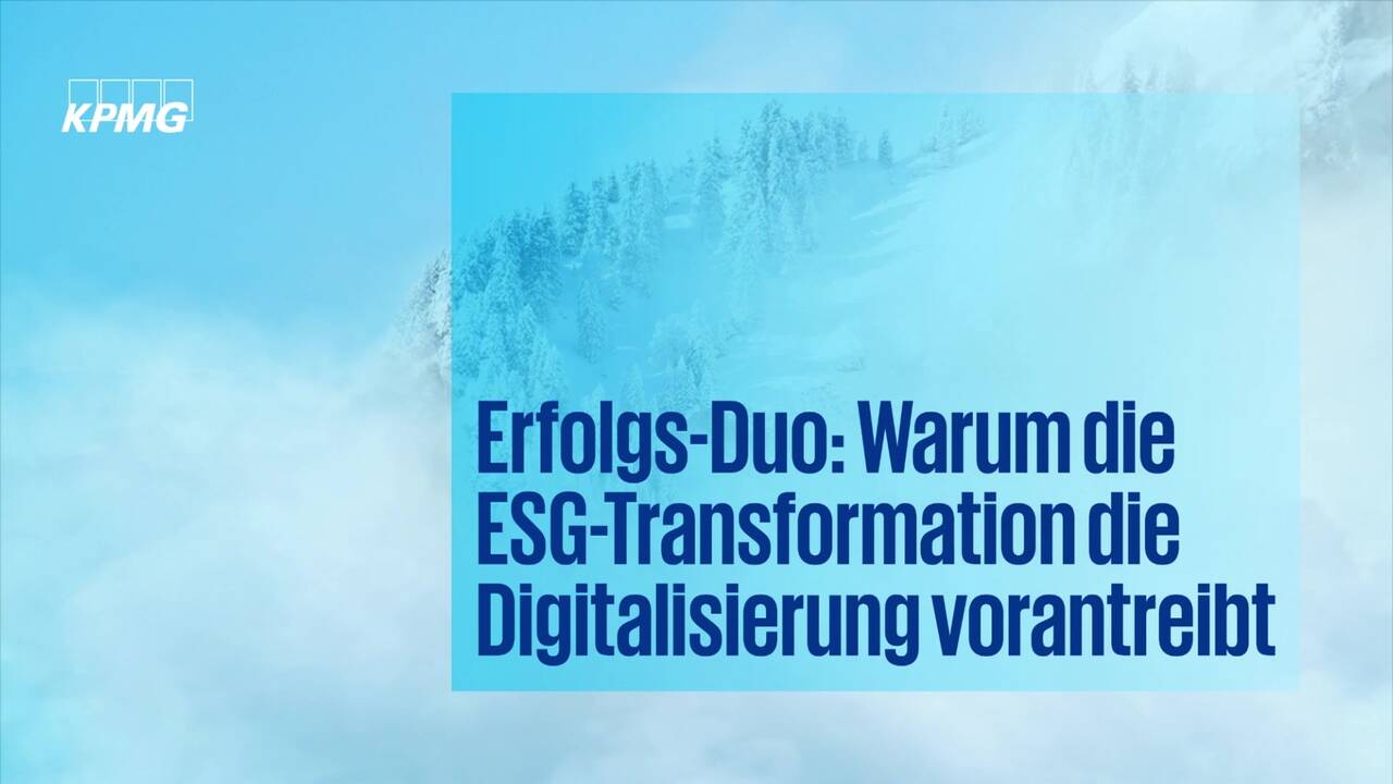 Vorschaubild für Erfolgs-Duo: Warum die ESG-Transformation die Digitalisierung vorantreibt